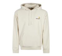 Carhartt Wip - Sweat à Capuche avec Inscription Brossée - Homme - Sweatshirts et sweats à capuche - Blanc - Taille: L