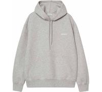 Carhartt WIP - Sweat à capuche - Hooded Alda Sweat Grey Heather / White pour Homme en Coton - Taille M - Gris Gris M