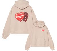 Carhartt WIP - Sweat boxy ample - W' Hooded Hartt Case Sweat Fleur De Sel en Coton - Taille M - Beige Beige M