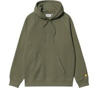 Carhartt WIP - Sweat confortable à capuche - Hooded Chase Sweat Leaf Gold pour Homme en Coton - Taille S - Kaki Kaki S