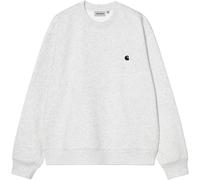 Carhartt WIP - Sweat confortable - Mack Sweat Ash Heather Black en Coton - Taille M - Gris Gris M