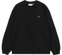 Carhartt WIP - Sweat confortable - W' Small Heart Patch Sweat Black / Black pour Femme en Coton - Taille M - Noir Noir M