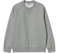 Carhartt WIP - Sweat en coton - Chase Sweat Grey Heather / Gold - Taille M - Gris Gris M