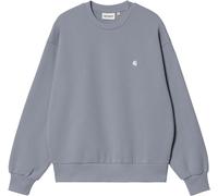 Carhartt WIP - Sweat forme ballon - W' Casey Sweatshirt Shady Blue Silver en Coton - Taille M - Bleu Bleu M
