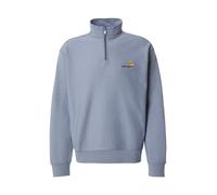 Carhartt WIP Sweat-shirt 'American Script' bleu-gris, Taille XXL
