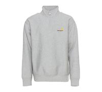 Carhartt WIP Half Zip American Script Sweat men Half-Zips grey taille: XXL