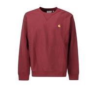 Carhartt Wip - SweaT-shirt American Script - Homme - Sweatshirts et sweats à capuche - Rouge - Taille: S