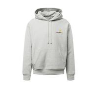 Carhartt WIP Sweat-shirt 'American Script' marron / jaune / gris chiné, Taille L