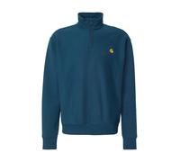 Carhartt WIP Half Zip American Script Half-Zip Sweat bleu XL
