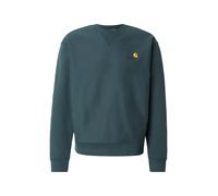 Carhartt WIP - Sweat décontracté en coton - American Script Sweat Kale Green pour Homme en Coton - Taille S - Vert Vert S
