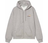 Carhartt WIP - Sweat zippé décontracté - Hooded American Script Jacket Grey Heather pour Homme en Coton - Taille XL - Gris Gris XL
