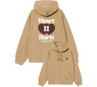Carhartt WIP - Sweat zippé - Hooded Heart II Hartt Sweat Jacket Dusty H Brown - Taille M - Marron Marron M