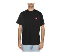 Carhartt WIP T-Shirt 'Heart II Hartt' rouge / noir / blanc, Taille M