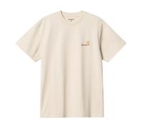 Carhartt Wip - T-shirt American Script S/S - Homme - Tops - Blanc - Taille: XL