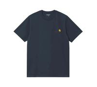 Carhartt Wip - T-shirt avec logo - Homme - Tops - Bleu - Taille: M