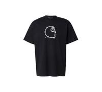 Carhartt WIP T-Shirt 'Barbwire' noir / blanc, Taille XL