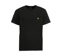 Carhartt WIP - T-shirt en coton - S/S Chase T-Shirt Black Gold - Taille S - Noir Noir S