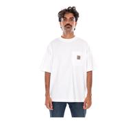 Carhartt Wip - T-shirt de travail S/S - Homme - Tops - Blanc - Taille: M