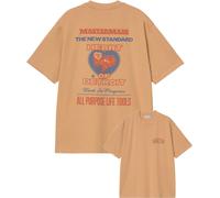 Carhartt WIP - T-shirt en coton biologique - S/S Arcan T-Shirt Dusty H Brown - Taille L - Marron Marron L