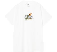 Carhartt WIP - T-shirt en coton biologique - S/S Impact T-Shirt White pour Homme en Coton - Taille S - Blanc Blanc S