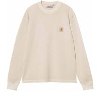 Carhartt WIP - T-shirt en coton - L/S Vista Waffle T-Shirt Fleur De Sel - Taille M - Beige Beige M