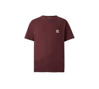 Carhartt WIP T-Shirt gris clair / orange foncé / bordeaux, Taille S