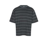 Carhartt Wip - T-Shirt Rayé en Jersey de Coton - Homme - Tops - Gris - Taille: XL