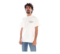 Carhartt Wip - T-shirt Hatching Script S/S - Homme - Tops - Blanc - Taille: XL