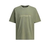 carhartt wip t-shirt homme verte en coton - L