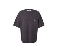 Carhartt WIP T-Shirt 'Hudson' gris clair / orange / noir, Taille XL