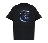 Carhartt Wip, Homme, Tops, Noir, Taille: S T-shirt imprimé