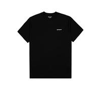 Carhartt WIP T-shirt en coton S/S Script Embroidery Noir/Blanc Taille L