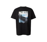 Carhartt WIP T-Shirt 'Warm Views' vert foncé / orange foncé / noir / blanc, Taille L
