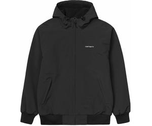 Carhartt WIP - Veste déperlante doublée polaire - Hooded Sail Jacket Black White en Nylon - Taille M - Noir Noir M