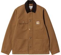 Carhartt WIP - Veste en coton biologique - Michigan Coat Canvas Hamilton Brown Tobacco Rinsed pour Homme en Coton - Taille L - Marron Marron L