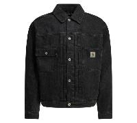 Carhartt wip veste homme noir en denim de coton - L