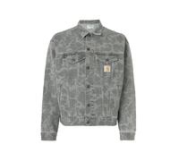 Carhartt WIP Veste mi-saison 'Helston' gris / noir denim, Taille M