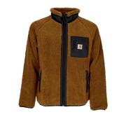 Carhartt Wip - Veste Sherpa à Col Haut et Fermeture Éclair Marron/Noir - Homme - Vestes - Brun - Taille: S