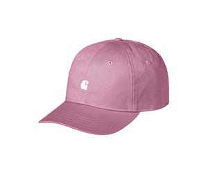 Carhartt WIP - Visière courbée en coton - Madison Logo Cap Gentle Purple / White en Coton - Violet Violet