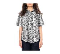 Carhartt Wip - W' S/S Snake Camo Shirt - Femme - Blouses et Chemises - Noir - Taille: 40 FR