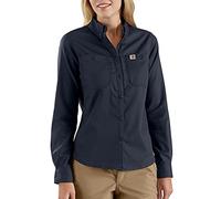 Carhartt Rugged Professional, chemise femmes XL Bleu Foncé Bleu Foncé