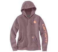 Carhartt Clarksburg Logo, sweat à capuche femme S Mauve Foncé (V96) Mauve Foncé (V96)