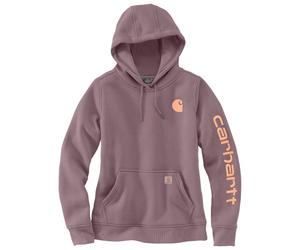 Carhartt - Women's Clarksburg Logo Sleeve Sweatshirt - Sweat à capuche - XL - ash berry heather