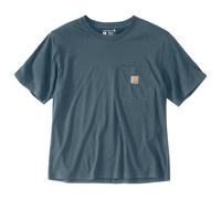 Carhartt - Women's Lightweight S/S Crewneck T-Shirt - T-shirt - XS - iron blue