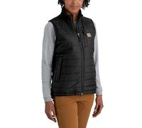 Carhartt Women's Rain Defender Insulated Vest, Black, Small