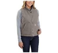 Carhartt - Women's Sherpa Lined Mock Neck Vest - Polaire sans manches - S - taupe grey