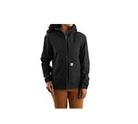 Carhartt Womens Super Dux Relaxed Fit Lightweight Hooded Jacket, Black, Medium US