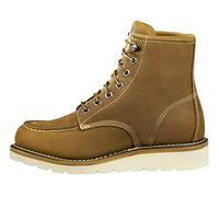 Carhartt Women's Wedge 6" Waterproof Steel Toe FW6225-W Ankle Boot, Dark Bison Oil Tanned, 7.5