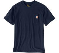 Carhartt Workwear K87 Pocket, t-shirt L Bleu Foncé Bleu Foncé