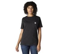 Carhartt Workwear Pocket Short-Sleeve T-Shirt Utilitaire de Travail, Black, M aux Femmes